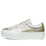 (WMNS) Converse One Star Platform Ox 'Light Gold' 559924C