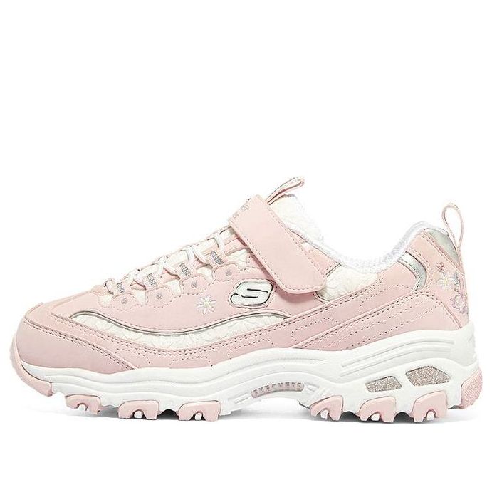(GS) Skechers D'Lites 'Pink White' 302540L-LTPK