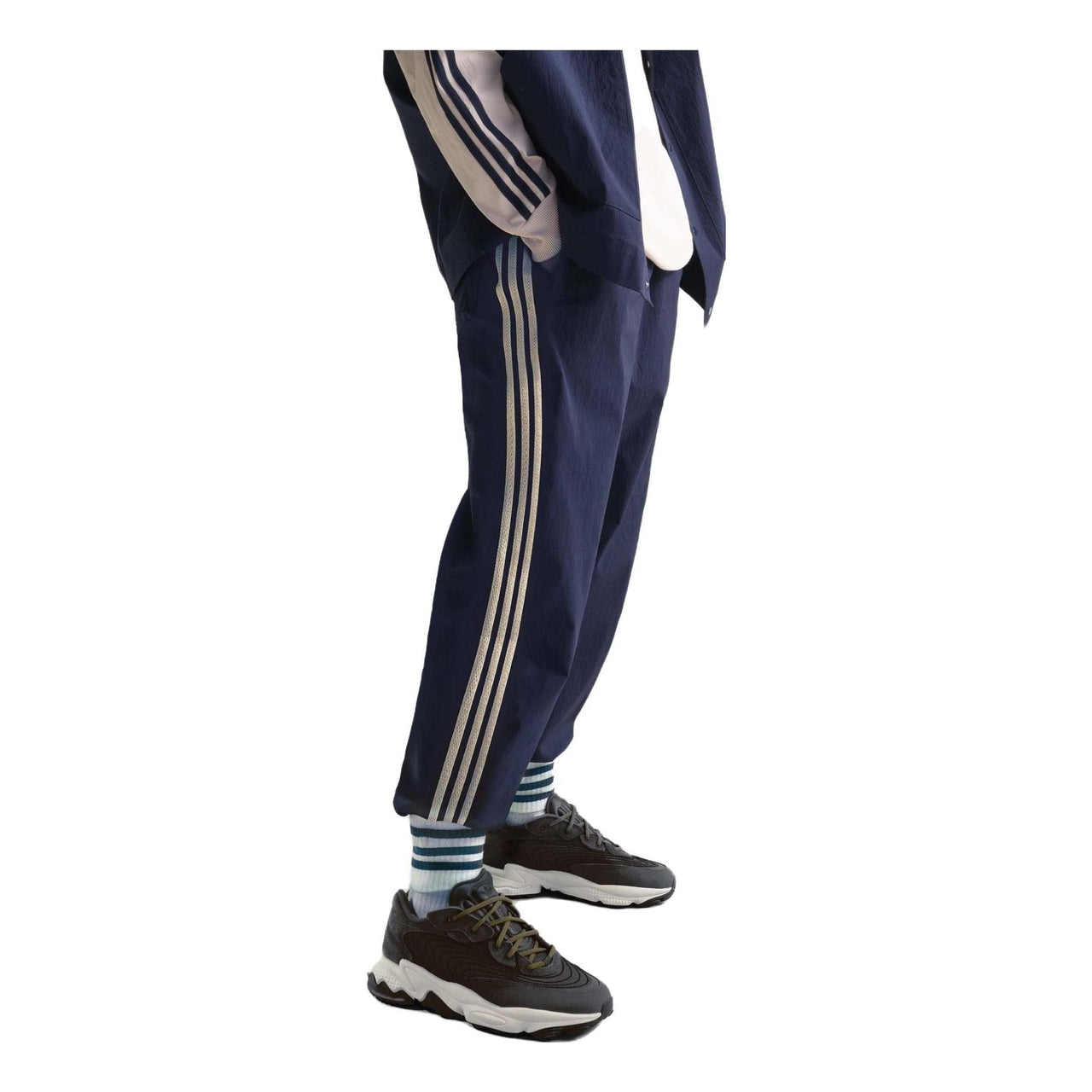 adidas originals Woven Pants 'Navy Wonder Taupe' IC5541