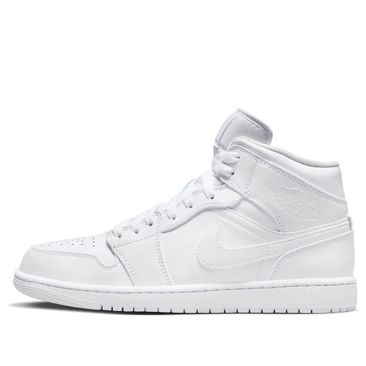 Air Jordan 1 Mid 'Triple White' 2022 554724-136