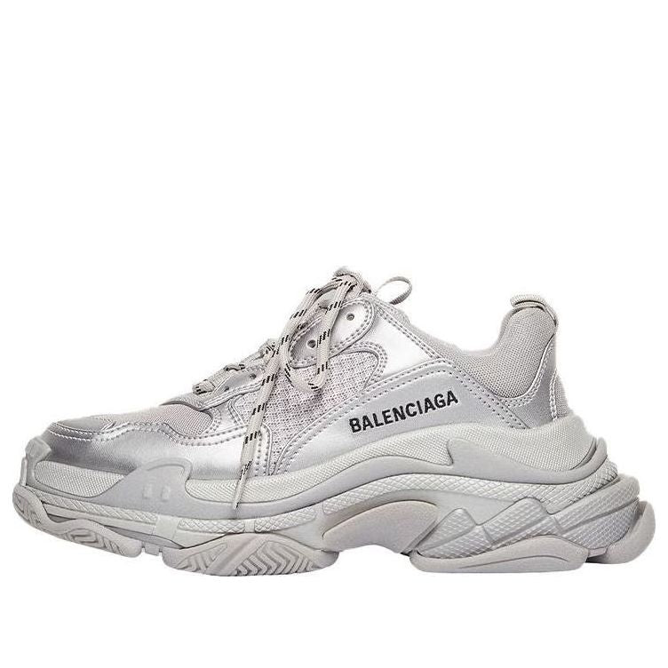(WMNS) Balenciaga Triple S Sneaker 'Silver' 524039W2FS28100