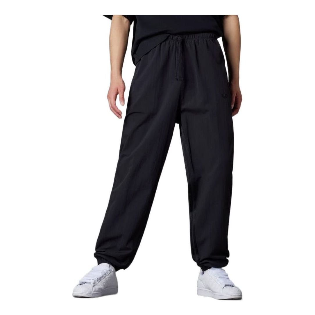 adidas originals Blue Version Essential Woven Chino Pants 'Black' HM6496