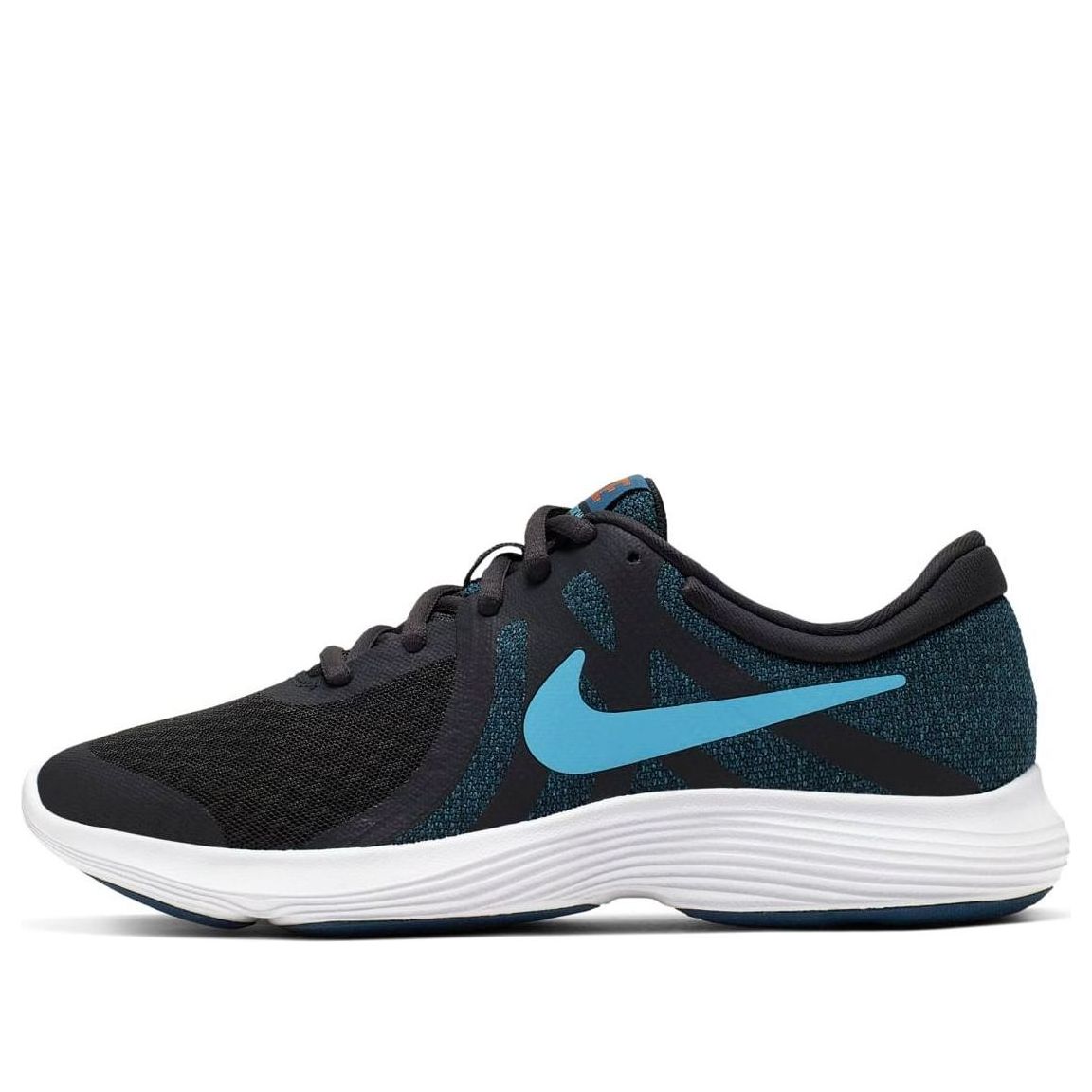(GS) Nike Revolution 4 Black/Blue 943309-016