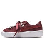 (WMNS) PUMA Suede Platform Bling 'Red' 366688-03