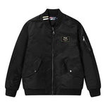 FILA Casual Woven Baseball Collar Jacket For Men Black F11M118751F-BK