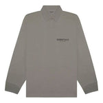 Fear of God Essentials FW20 Long Sleeve Polo Shirt 'Cement' FOG-FW20-360