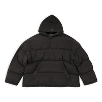 Balenciaga Sporty B Pull-Over Hooded Puffer Jacket 'Black' 720156-TNO45-1000