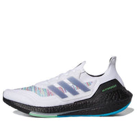 adidas UltraBoost 21 'White Screaming Green' GZ3194
