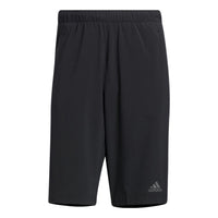 adidas Stretch Shorts Casual Solid Color Sports Black HE7363
