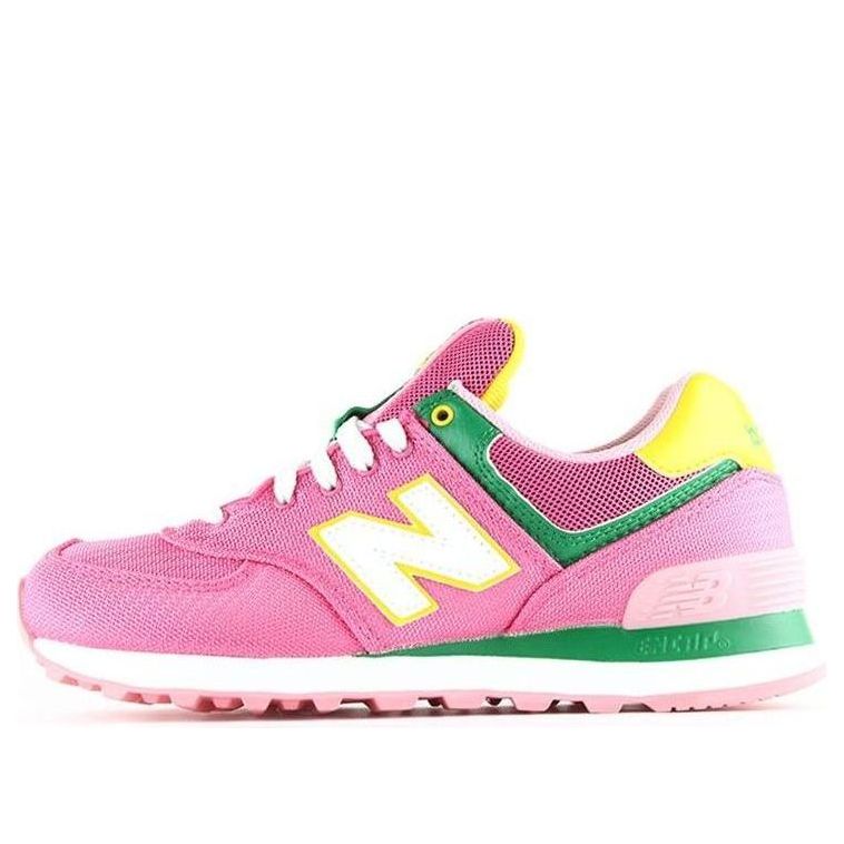 (WMNS) New Balance 574 Sneakers 'Bright Pink Teal' WL574PAH