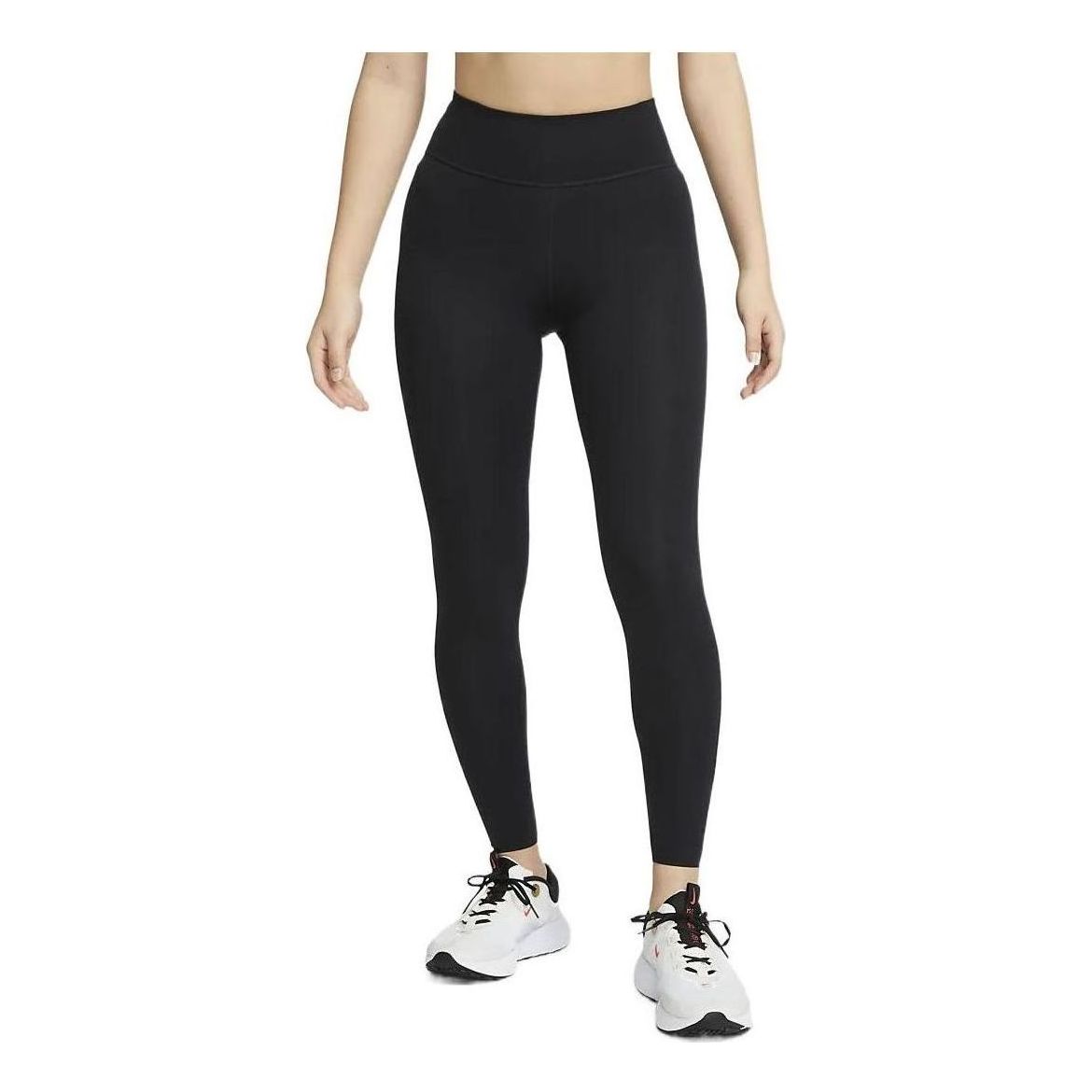 (WMNS) Nike One Luxe Mid-Rise Pocket Leggings Asia Sizing 'Black' AT3099-010