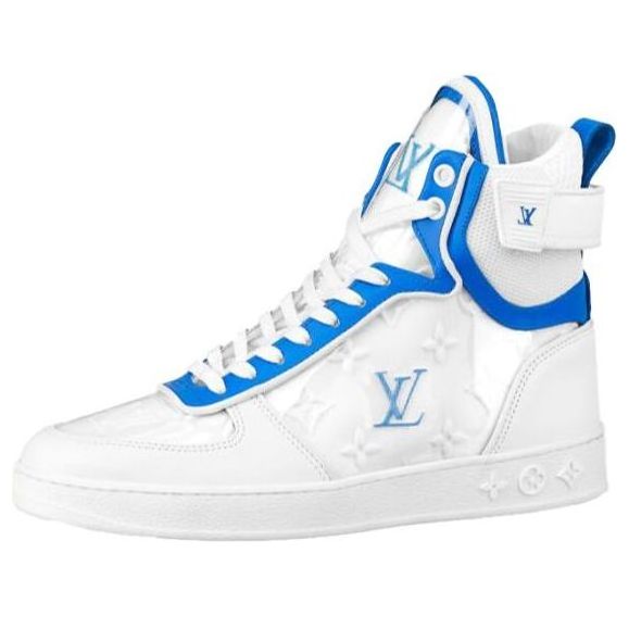 (WMNS) LOUIS VUITTON Boombox Ankle Sneakers 'White Blue' 1A95MV
