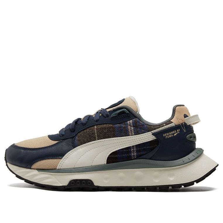 PUMA Wild Rider Flannel 'Blue Cream White' 384186-01