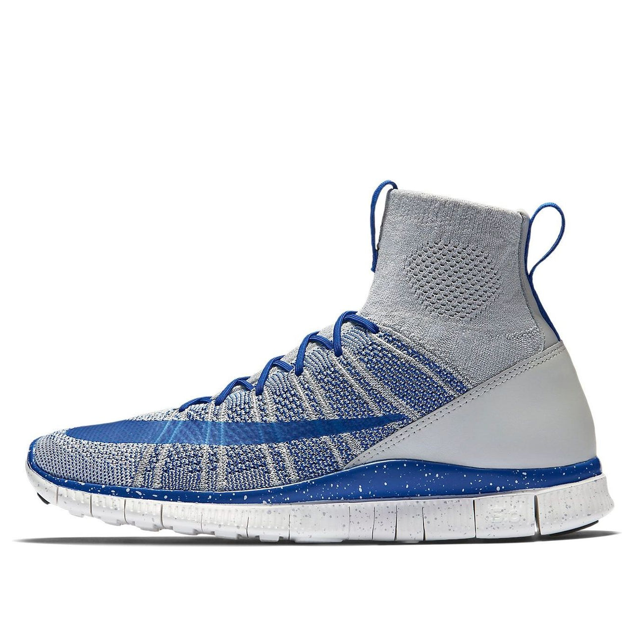 Nike Free Flyknit Mercurial 'Wolf Grey Game Royal' 805554-003