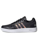 (WMNS) adidas Hoops 2.0 'Black Tactile Gold Metallic' FW3536