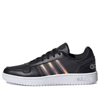 (WMNS) adidas Hoops 2.0 'Black Tactile Gold Metallic' FW3536