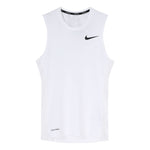 Men's Nike Pro Logo Training Tight White Vest BV5601-100