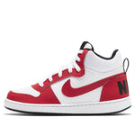 (GS) Nike Court Borough Mid 'White Red' 839977-103