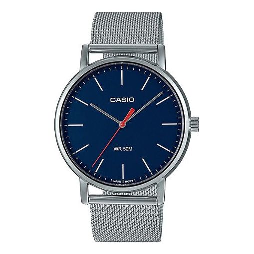 CASIO Male DRESS Japan / South Korea Fashion Waterproof Sports Blue Analog MTP-E171M-2EVDF