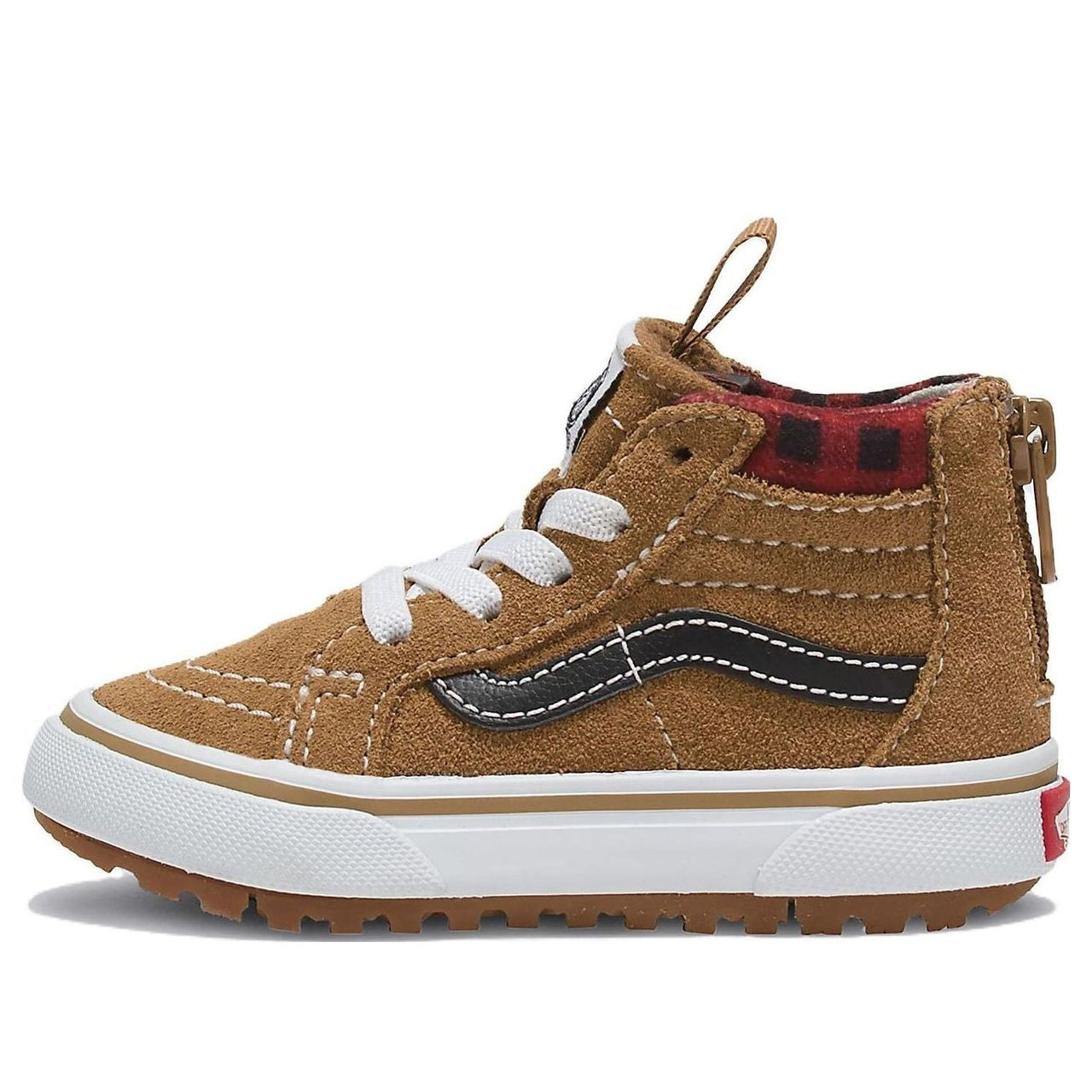 (TD) Vans Sk8-Hi Zip MTE-1 'Plaid Brown Black' VN0A5HZ3Y49