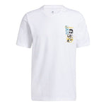 adidas Don Avt Rook Basketball Sports Printing Round Neck Short Sleeve White GP3438