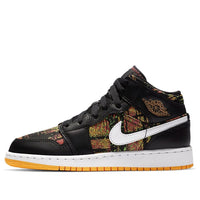 (GS) Air Jordan 1 Mid 'Black Laser Orange' 555112-003
