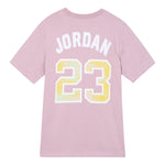 Air Jordan Sport DNA Solid Color Logo Alphabet Numeric Round Neck Short Sleeve Purple Red DO8899-501