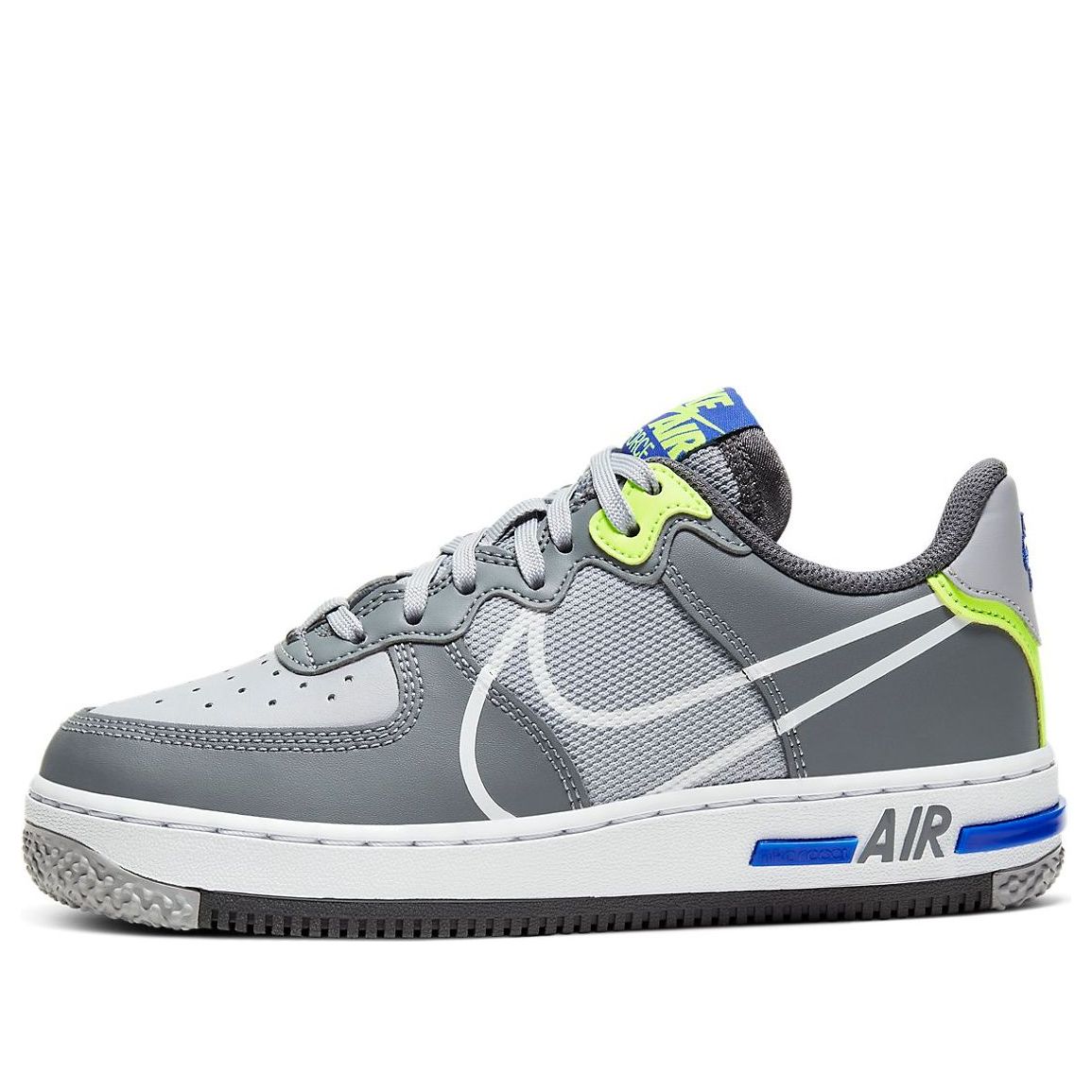 (GS) Nike Air Force 1 React 'Wolf Grey' CD6960-002