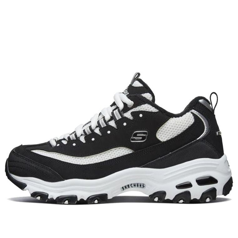 (WMNS) Skechers D Lites 1.0 Running Shoes 'Black And White' 66666254-BKW