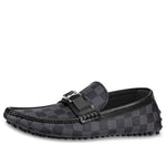 LOUIS VUITTON Hockenheim Moccasin Shoes 'Grey' 1A4OIF