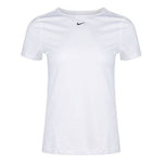 (WMNS) Nike PRO MESH Training Tops Training Gym Short Sleeve White AO9952-100