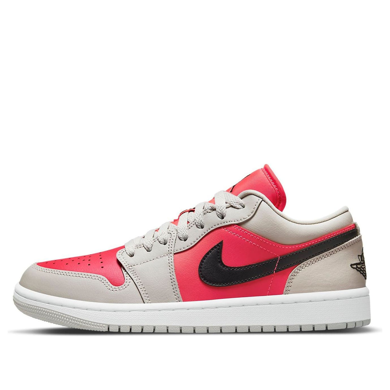 (WMNS) Air Jordan 1 Low 'Light Iron Ore Siren Red' DC0774-060