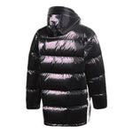 adidas originals Thicken Windproof hooded mid-length Sports Down Jacket Black GJ6732