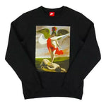 Nike Crew Greece Allegory Sweatshirt For Men Black AQ7139-010