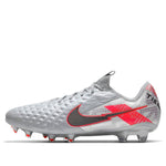 Nike Tiempo Legend 8 Elite FG 'Metallic Grey Crimson' CW0518-906