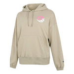 (WMNS) PUMA Downtown Graphic Hoodie Breathable Letter Printing Long Sleeve Khaki 533049-42