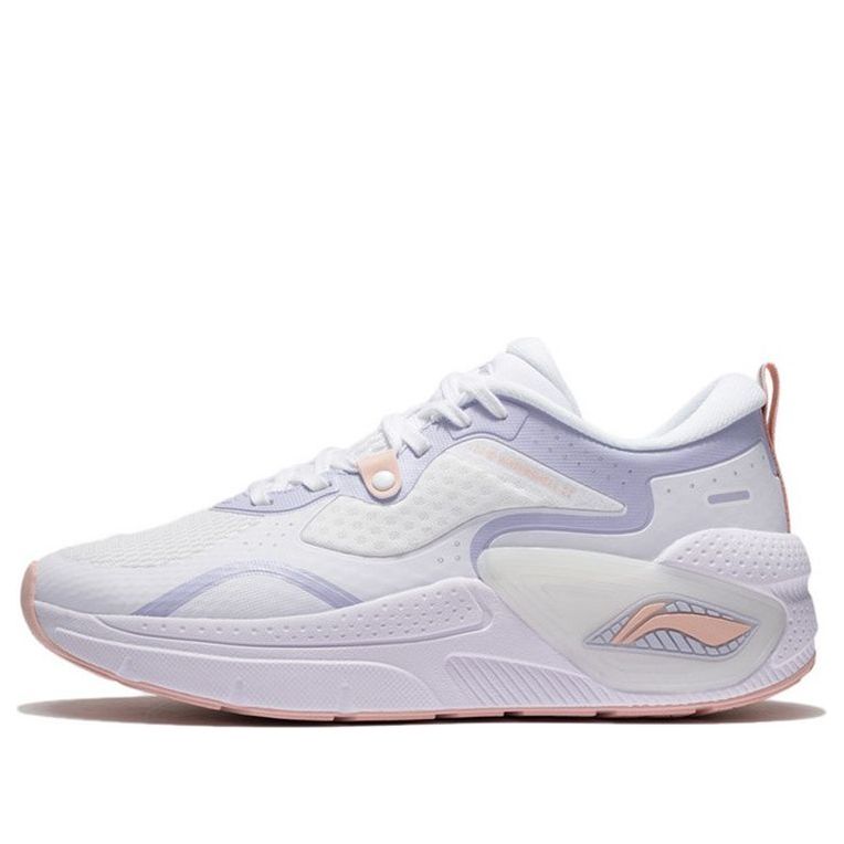 (WMNS) Li-Ning Sport Leisure 'White Purple' AGLR332-2