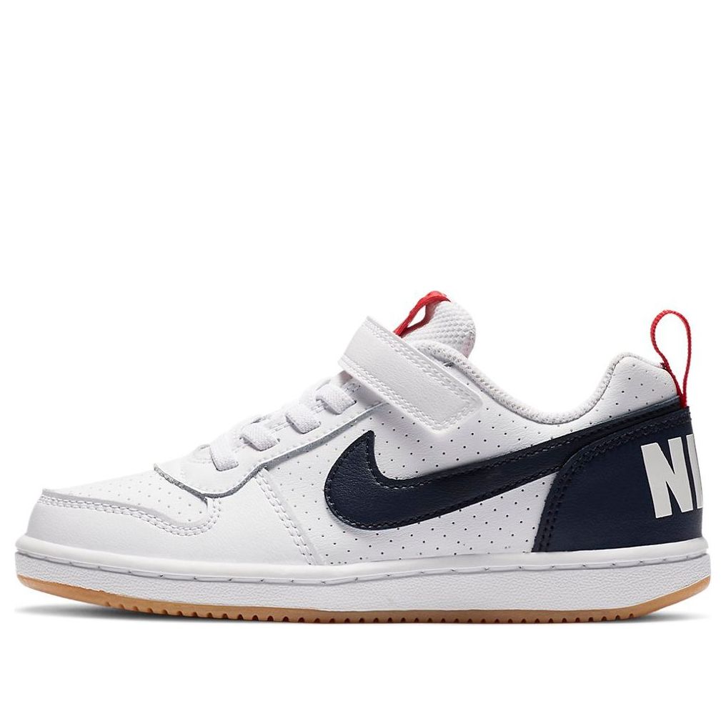 (PS) Nike Court Borough Low 'White Red Blue' 870025-105