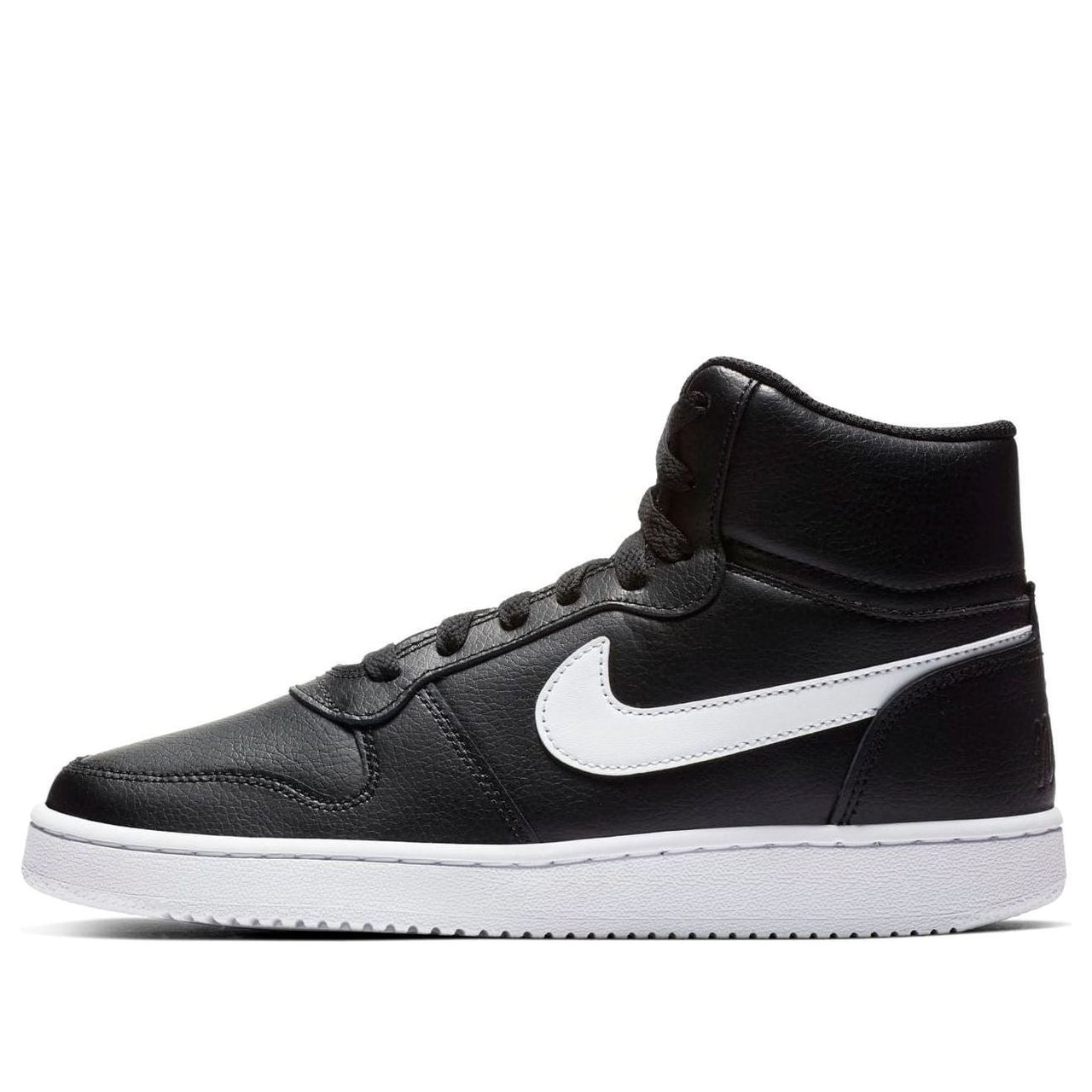 (WMNS) Nike Ebernon Mid 'Black White' AQ1778-001