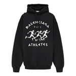 (WMNS) Balenciaga SS21 Printing Hoodie Black 641529TJVI71070