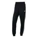 adidas Sports Side Stripes Stylish Knit Long Pants 'Black' BK7396