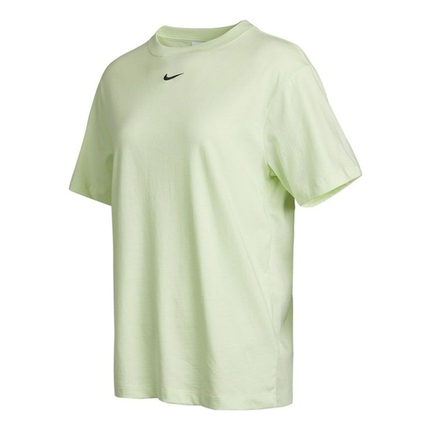 (WMNS) Nike Sportswear Essential Sports Running Training Round Neck Short Sleeve Light Green T-Shirt DH4256-303