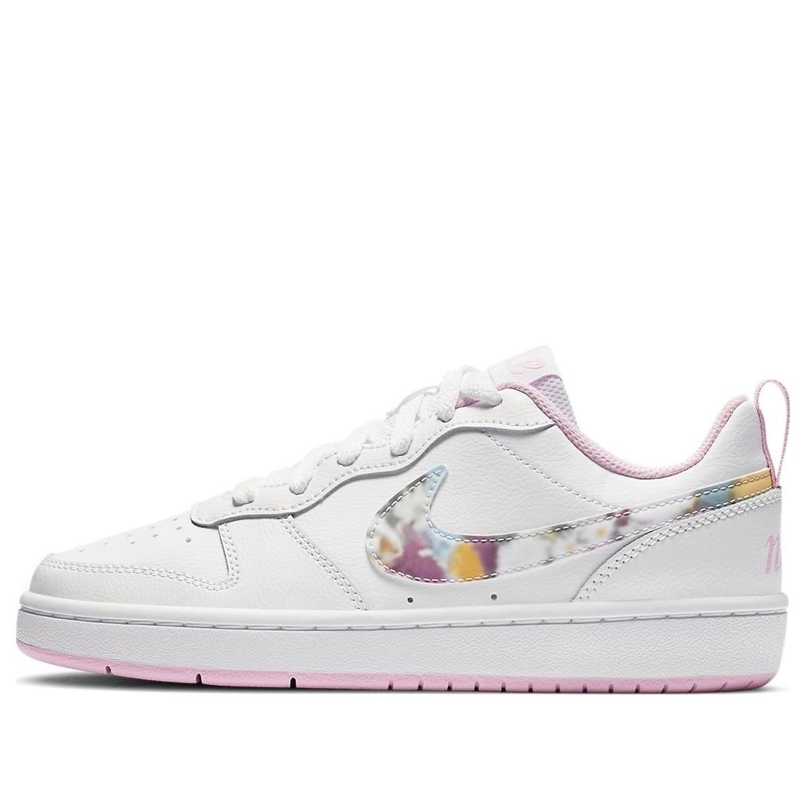 (GS) Nike Court Borough Low 2 SE 'Floral Swoosh' CK5426-100