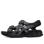 ASICS Kahana Sd Outdoor Sports Unisex Sandals 'Black Silver' 1203A130-002