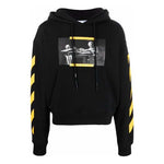 Off-White FW21 Painting Printing Unisex Black OMBB037F21FLE0111084