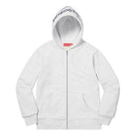 Supreme FW18 Thermal Zip Up Sweatshirt Ash Grey SUP-FW18-1146