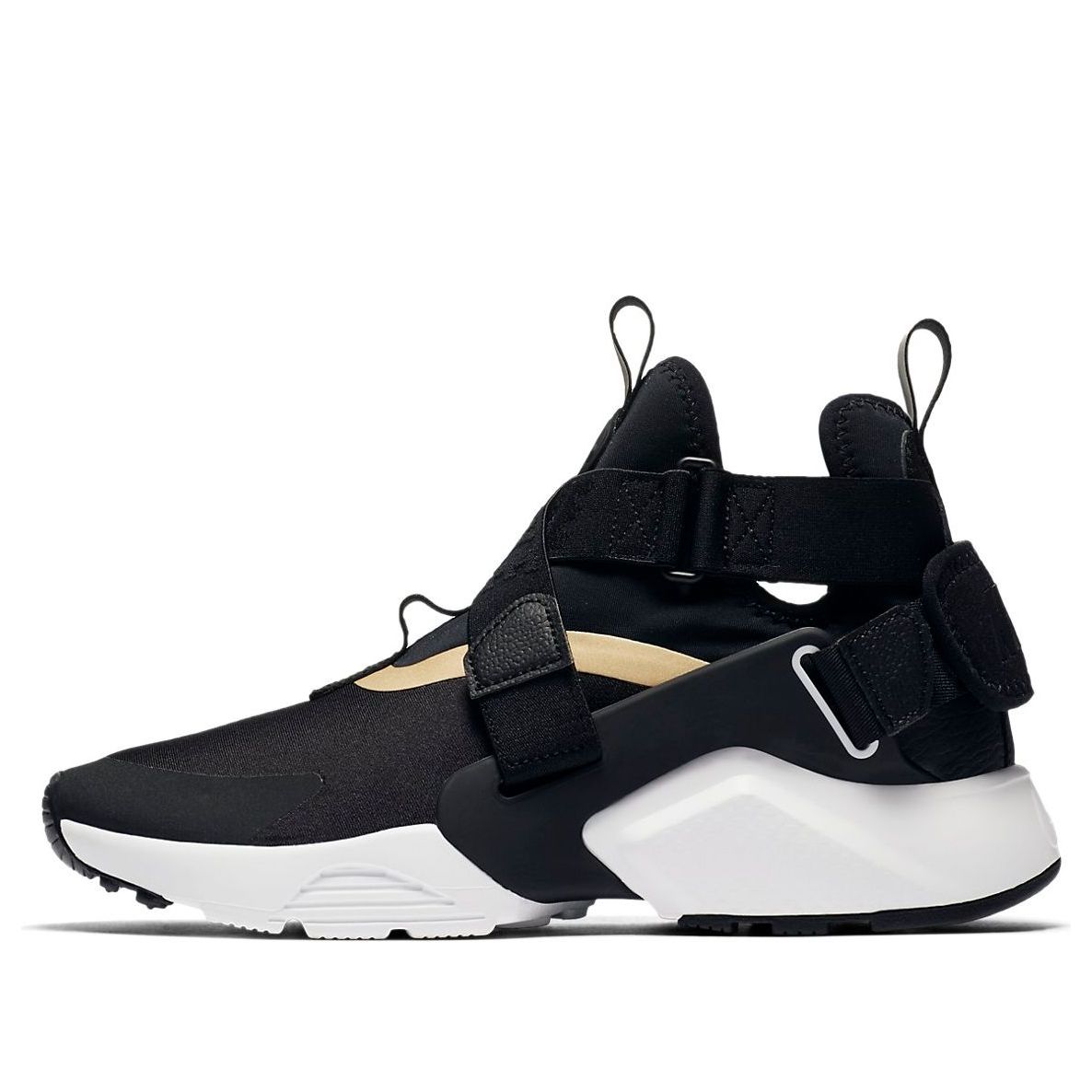 (GS) Nike Huarache City 'Black Metallic Gold' AJ6662-005