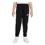 (GS) Nike French Terry Casual Solid Color Sports Pants/Trousers/Joggers Girls Black DM8220-010