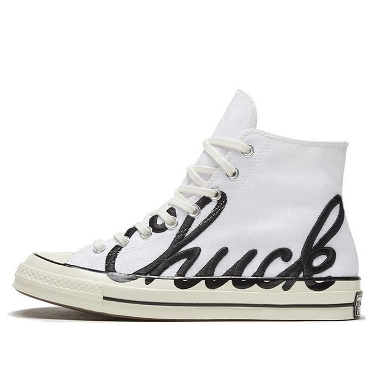 Converse Chuck 70 High 'Scripted Signature Print - White Egret' 167696C