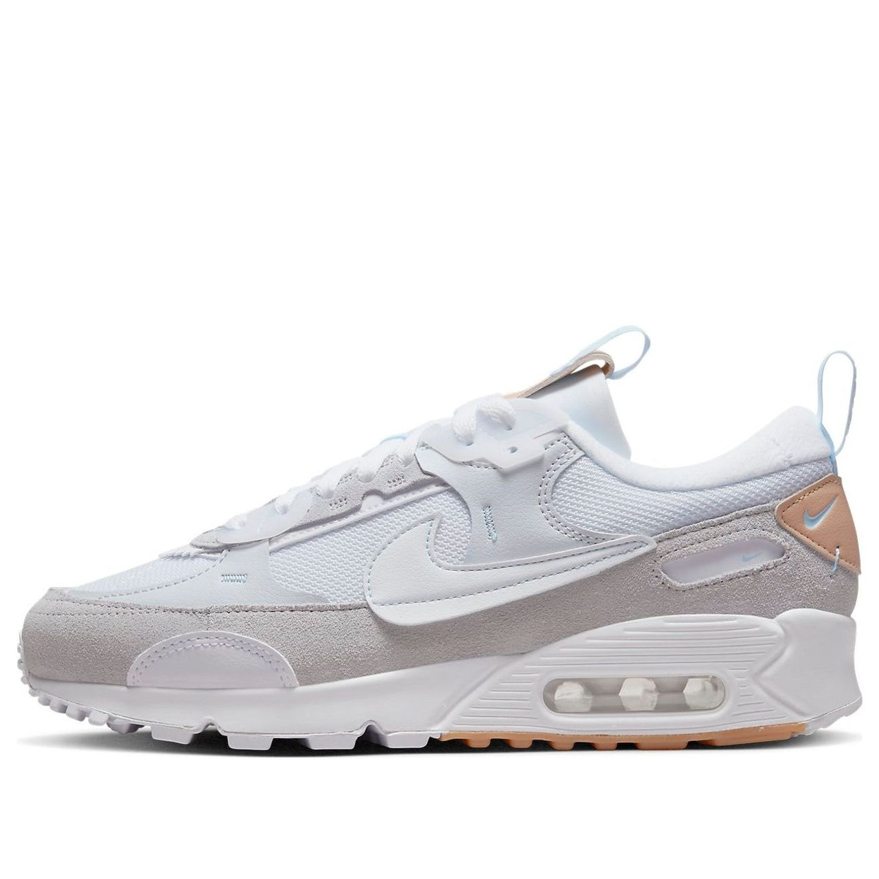 (WMNS) Nike Air Max 90 Futura SE 'Gray White' DX3280-100